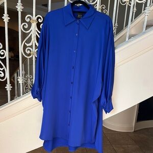 Royal Blue Long Sleeve Dress